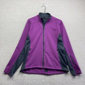 Rossignol Cross country XC skiing Jacket Wom L Purple Softshell Lightweight
